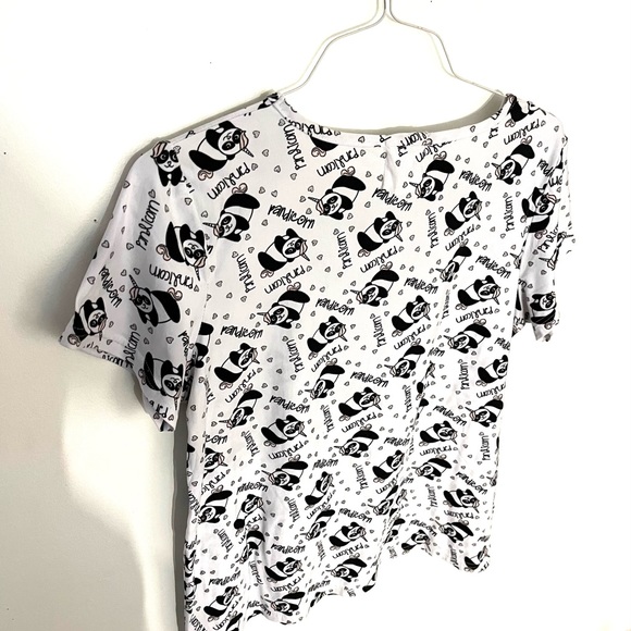 MENTALLY EXHAUSTED (can’t even) very soft and stretchy Pandicorn t-shirt… - Picture 1 of 9